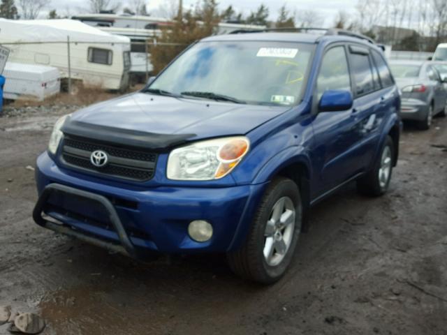 JTEHD20V540023421 - 2004 TOYOTA RAV4 BLUE photo 2