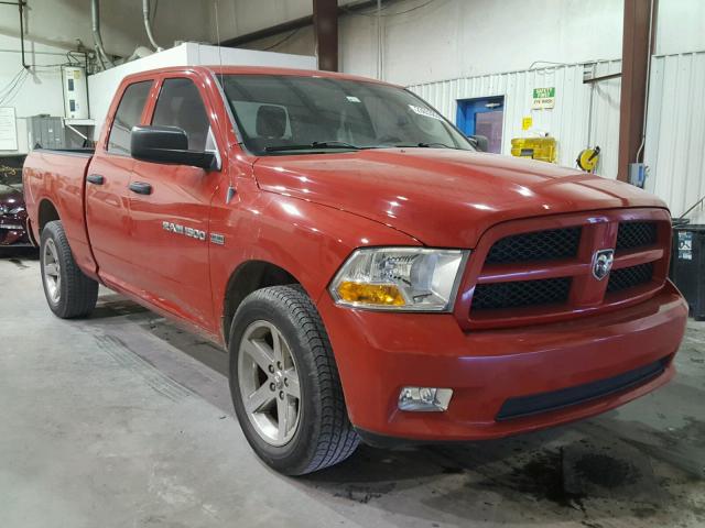 1C6RD7FT7CS251281 - 2012 DODGE RAM 1500 S RED photo 1