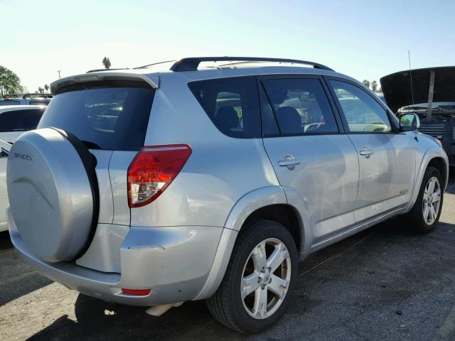 JTMZD32V066003847 - 2006 TOYOTA RAV4 SPORT SILVER photo 4