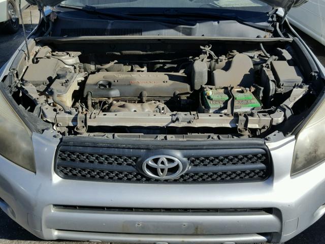 JTMZD32V066003847 - 2006 TOYOTA RAV4 SPORT SILVER photo 7