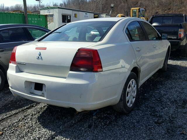 4A3AB36F97E082879 - 2007 MITSUBISHI GALANT ES WHITE photo 4