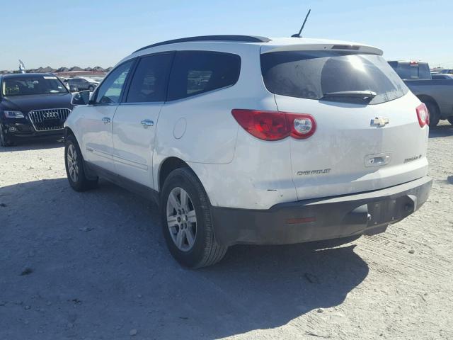 1GNEV23D39S159749 - 2009 CHEVROLET TRAVERSE L WHITE photo 3