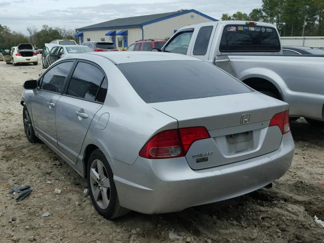 1HGFA16856L105149 - 2006 HONDA CIVIC EX ვერცხლისფერი ფოტო 3