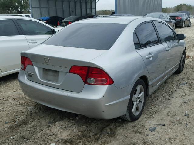 1HGFA16856L105149 - 2006 HONDA CIVIC EX SILVER photo 4