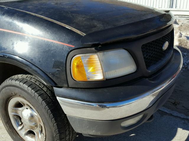 1FTRW08L71KE39061 - 2001 FORD F150 SUPER BLACK photo 9