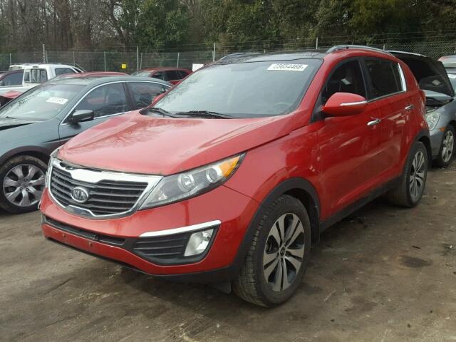 KNDPC3A23C7181873 - 2012 KIA SPORTAGE E RED photo 2