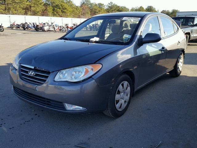 KMHDU46DX8U289864 - 2008 HYUNDAI ELANTRA GL GRAY photo 2