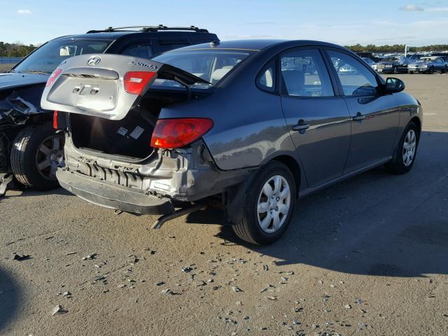 KMHDU46DX8U289864 - 2008 HYUNDAI ELANTRA GL GRAY photo 4