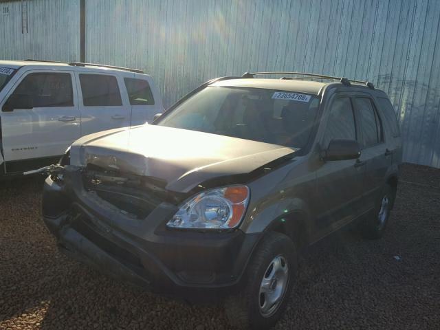 JHLRD78483C050131 - 2003 HONDA CR-V LX BROWN photo 2