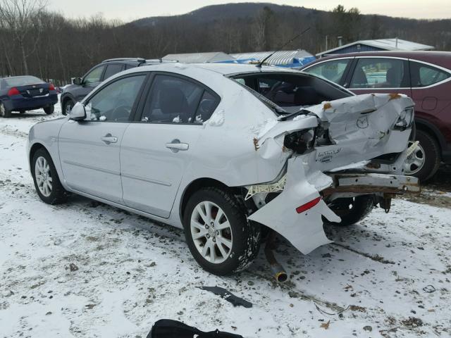 JM1BK12F271698402 - 2007 MAZDA 3 I SILVER photo 3