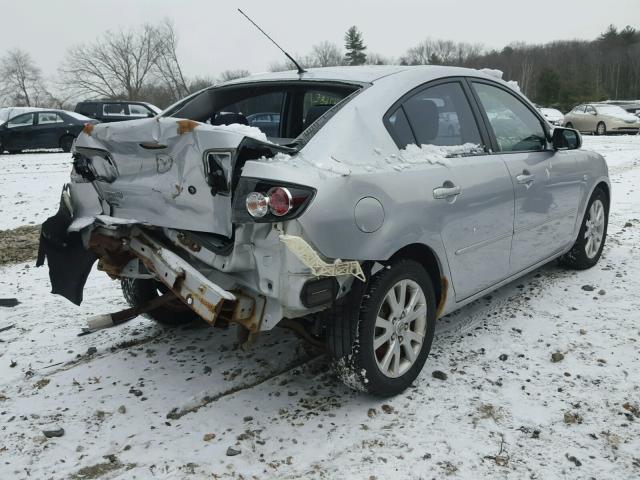 JM1BK12F271698402 - 2007 MAZDA 3 I SILVER photo 4