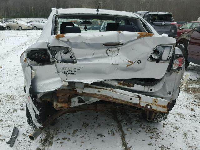 JM1BK12F271698402 - 2007 MAZDA 3 I SILVER photo 9