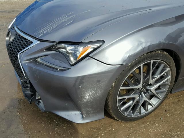 JTHHE5BC2G5012901 - 2016 LEXUS RC 350 GRAY photo 10