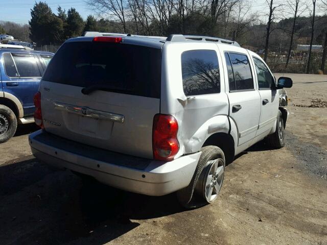 1D8HB58N47F549963 - 2007 DODGE DURANGO LI SILVER photo 4