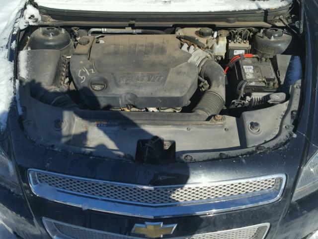 1G1ZE5E71BF130387 - 2011 CHEVROLET MALIBU LTZ BLACK photo 7