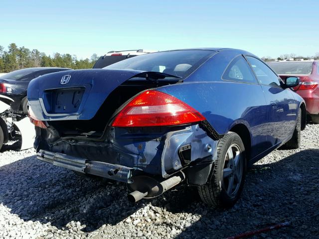 1HGCM726X3A035236 - 2003 HONDA ACCORD EX BLUE photo 4