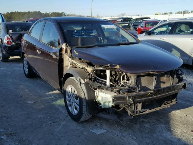 KNAFU4A23B5356158 - 2011 KIA FORTE EX MAROON photo 1