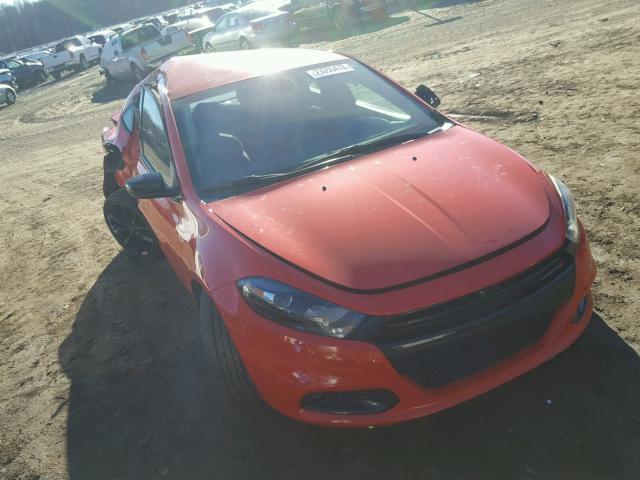 1C3CDFBB6GD704648 - 2016 DODGE DART SXT ORANGE photo 1