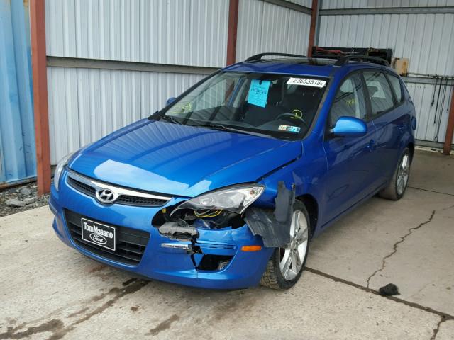 KMHDC8AE9AU076260 - 2010 HYUNDAI ELANTRA TO BLUE photo 2