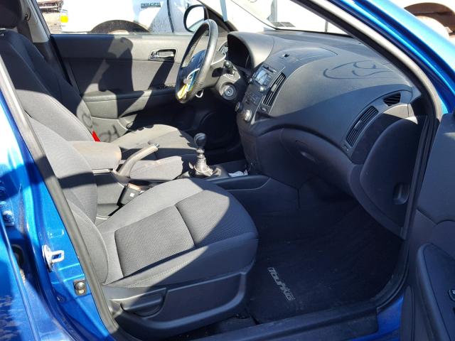 KMHDC8AE9AU076260 - 2010 HYUNDAI ELANTRA TO BLUE photo 5