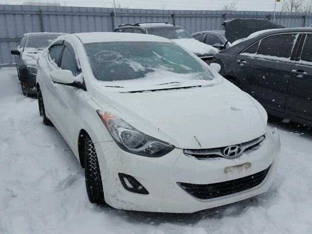 5NPDH4AE4DH451503 - 2013 HYUNDAI ELANTRA GL WHITE photo 1