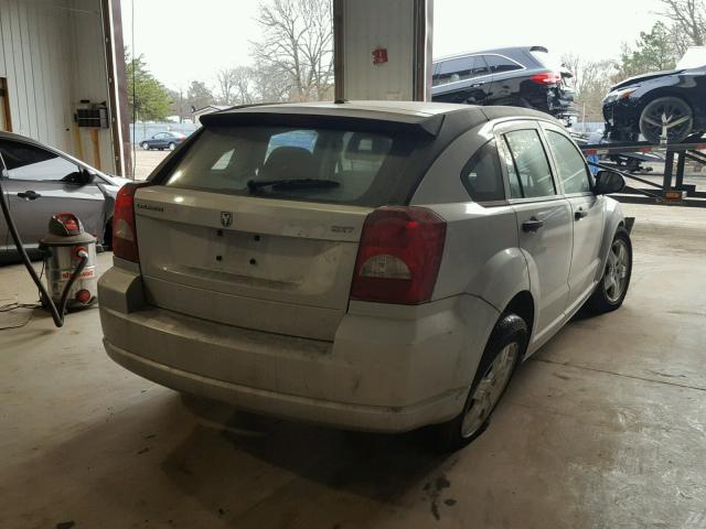 1B3HB48B78D508711 - 2008 DODGE CALIBER SX SILVER photo 4