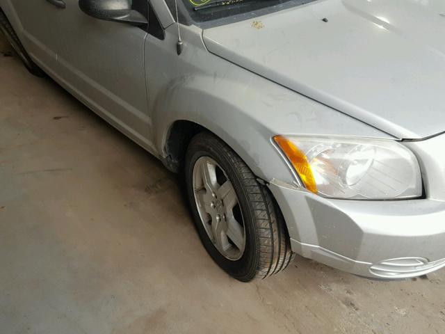 1B3HB48B78D508711 - 2008 DODGE CALIBER SX SILVER photo 9