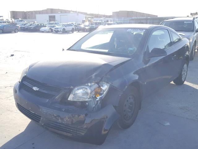 1G1AT18H697138585 - 2009 CHEVROLET COBALT LT BLACK photo 2