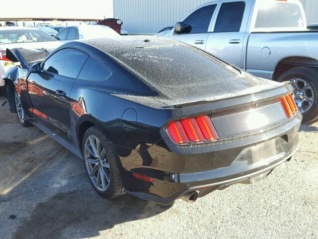 1FA6P8CF3F5340412 - 2015 FORD MUSTANG GT BLACK photo 3