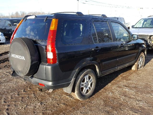 JHLRD78832C817840 - 2002 HONDA CR-V EX BLACK photo 4