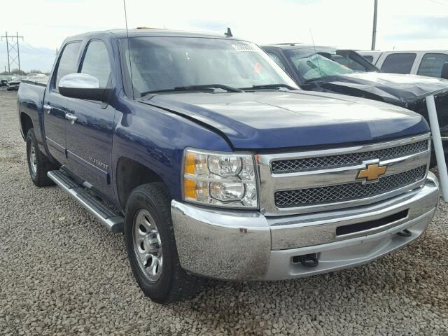 3GCPKREA2DG226525 - 2013 CHEVROLET SILVERADO BLUE photo 1