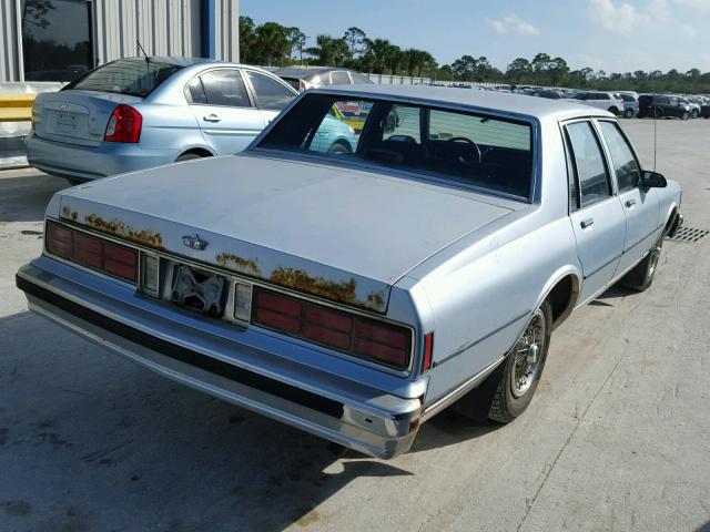 1G1BN51E7KR226691 - 1989 CHEVROLET CAPRICE CL Mavi fotoğraf 4