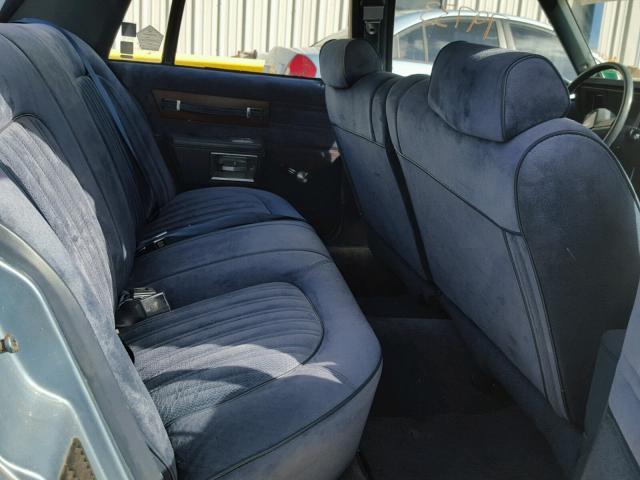 1G1BN51E7KR226691 - 1989 CHEVROLET CAPRICE CL Mavi fotoğraf 6