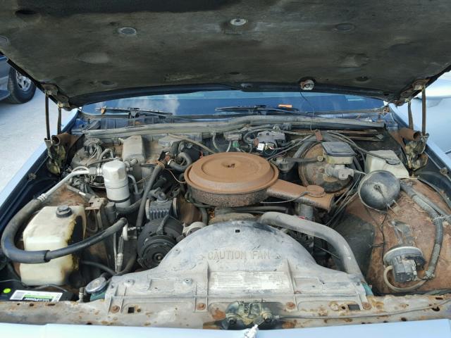 1G1BN51E7KR226691 - 1989 CHEVROLET CAPRICE CL Mavi fotoğraf 7