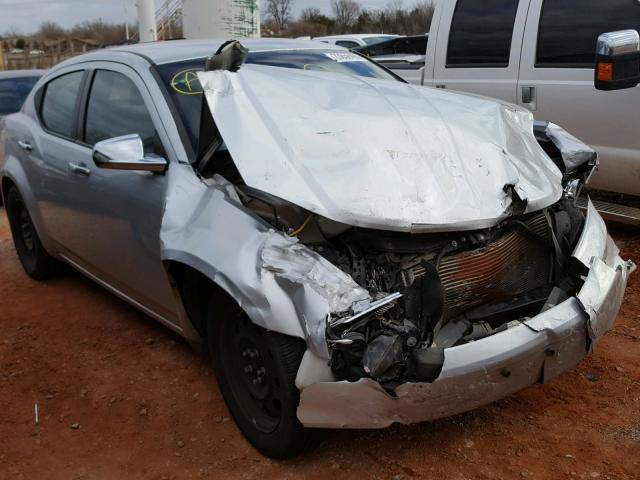 1B3BD4FB7BN509586 - 2011 DODGE AVENGER EX SILVER photo 1