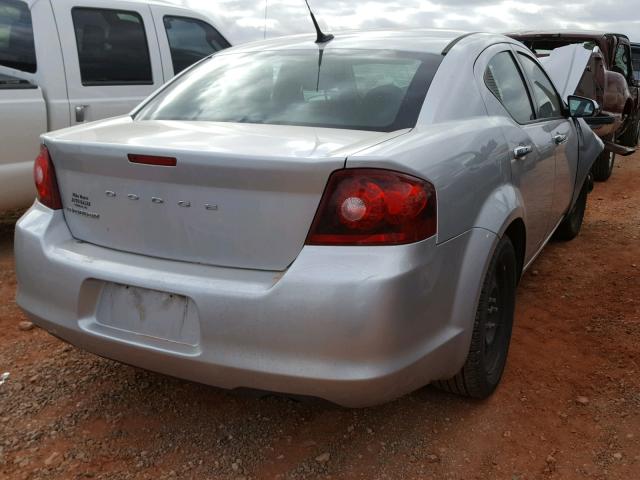 1B3BD4FB7BN509586 - 2011 DODGE AVENGER EX SILVER photo 4