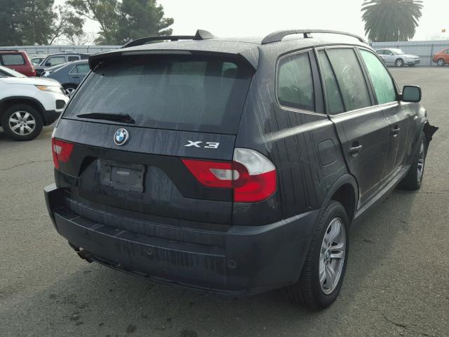 WBXPA93445WD11472 - 2005 BMW X3 3.0I BLACK photo 4