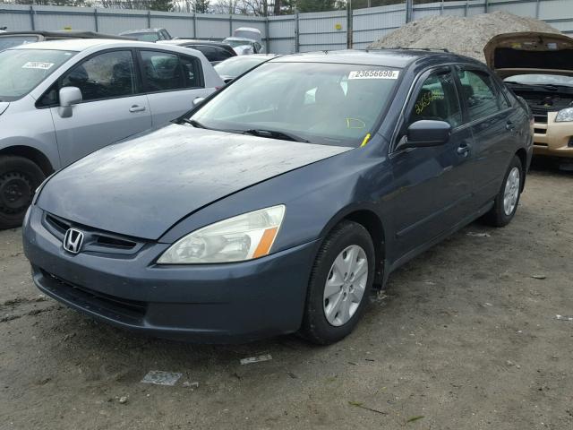 3HGCM56363G713261 - 2003 HONDA ACCORD LX BLUE photo 2