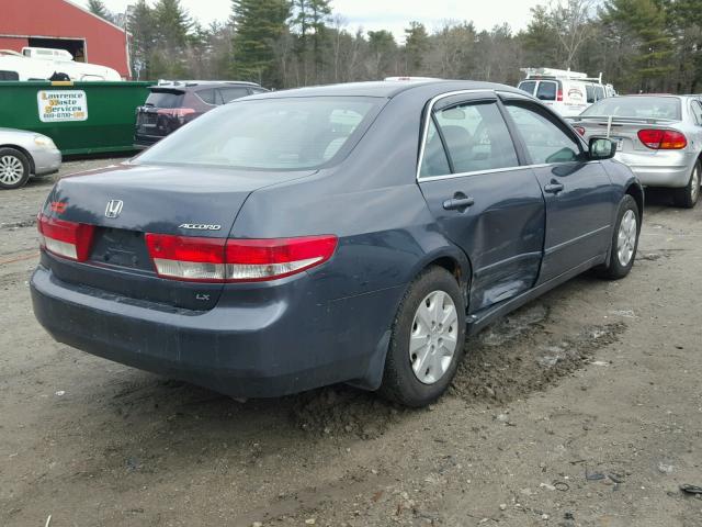 3HGCM56363G713261 - 2003 HONDA ACCORD LX BLUE photo 4