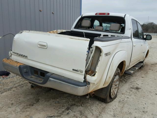 5TBET38126S532568 - 2006 TOYOTA TUNDRA DOU WHITE photo 4