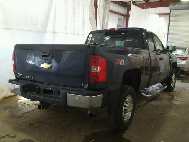 1GCHK29K67E565251 - 2007 CHEVROLET SILVERADO BLUE photo 4