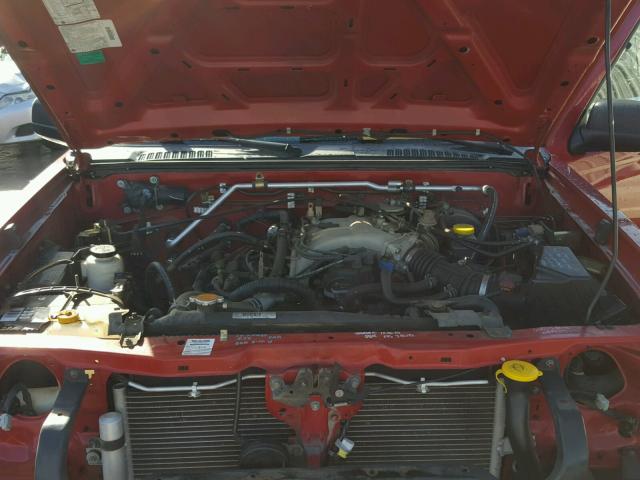 1N6ED26YX3C421890 - 2003 NISSAN FRONTIER K RED photo 7
