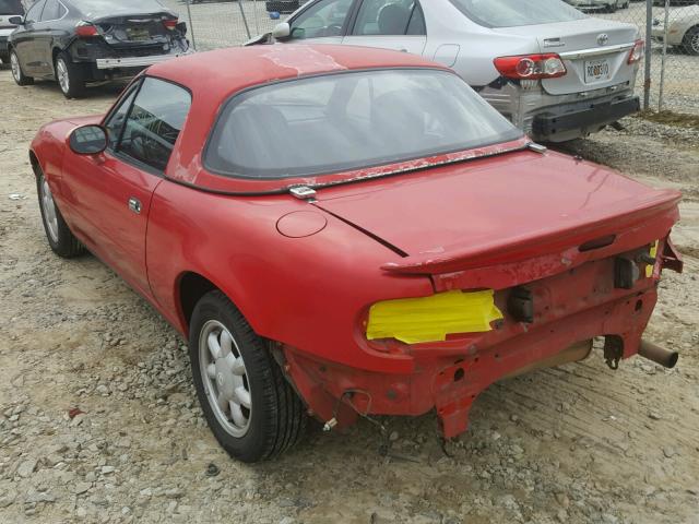 JM1NA3515P1409217 - 1993 MAZDA MX-5 MIATA RED photo 3