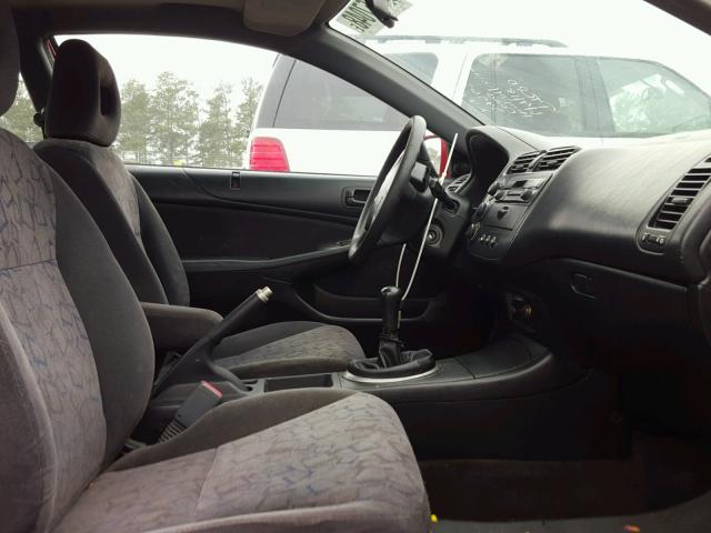 1HGEM21972L088101 - 2002 HONDA CIVIC EX წითელი ფოტო 5