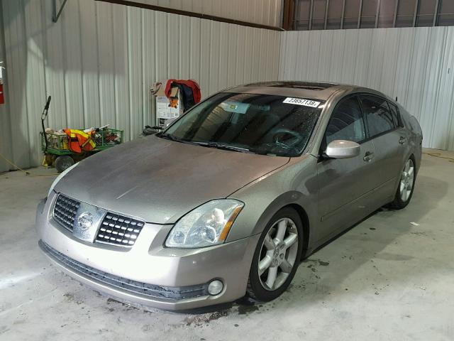 1N4BA41E84C839475 - 2004 NISSAN MAXIMA SE BROWN photo 2