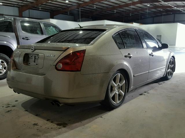 1N4BA41E84C839475 - 2004 NISSAN MAXIMA SE BROWN photo 4