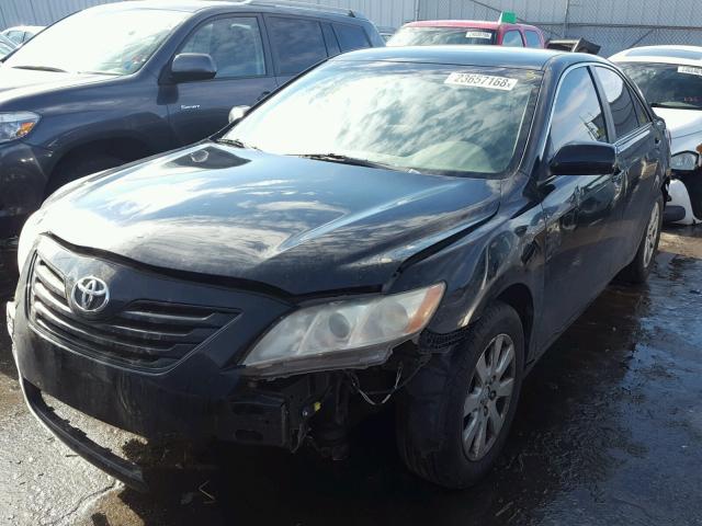 4T4BE46K38R030173 - 2008 TOYOTA CAMRY CE BLACK photo 2