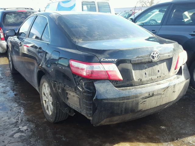 4T4BE46K38R030173 - 2008 TOYOTA CAMRY CE BLACK photo 3