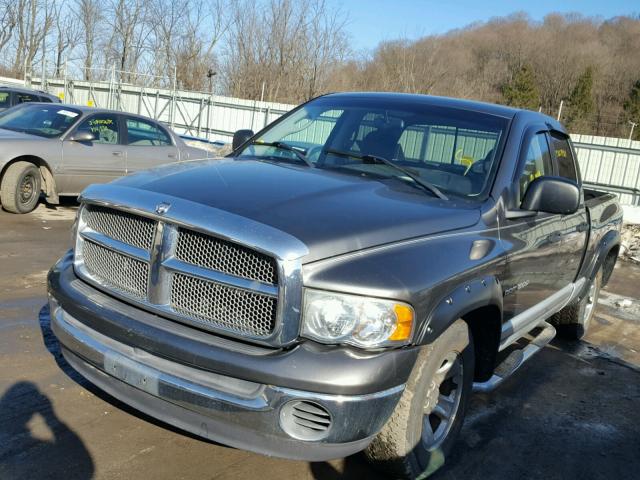 3D7HA18ZX2G179435 - 2002 DODGE RAM 1500 CHARCOAL photo 2