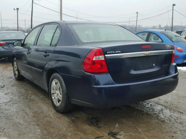 1G1ZS58FX7F218843 - 2007 CHEVROLET MALIBU LS BLUE photo 3